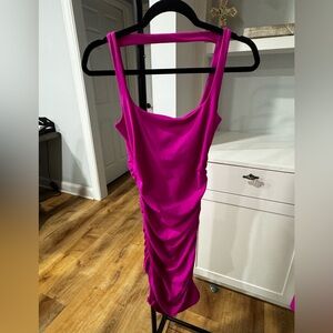 Susana Monaco Fuchsia Pink Mini Dress